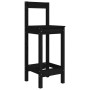 7-piece black pine wood garden table and high stools set by , Garden sets - Ref: Foro24-3154764, Price: 467,81 €, Discount: %