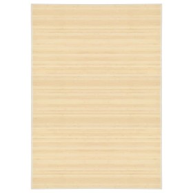 Alfombra de bambú color natural 160x230 cm de vidaXL, Alfombras - Ref: Foro24-247203, Precio: 105,99 €, Descuento: %