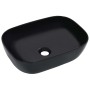 Lavabo 45,5x32x13 cm cerámica negro de vidaXL, Lavabos - Ref: Foro24-143916, Precio: 67,38 €, Descuento: %