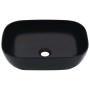 Lavabo 45,5x32x13 cm cerámica negro de vidaXL, Lavabos - Ref: Foro24-143916, Precio: 67,38 €, Descuento: %