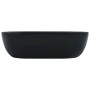 Lavabo 45,5x32x13 cm cerámica negro de vidaXL, Lavabos - Ref: Foro24-143916, Precio: 67,61 €, Descuento: %