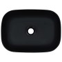 Lavabo 45,5x32x13 cm cerámica negro de vidaXL, Lavabos - Ref: Foro24-143916, Precio: 67,38 €, Descuento: %