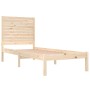 Solid wood bed frame 90x190 cm by , Beds and slatted bases - Ref: Foro24-3104573, Price: 94,45 €, Discount: %