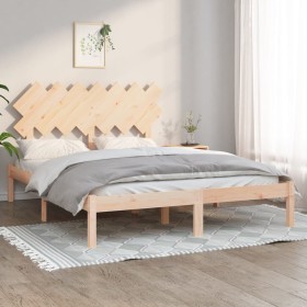 Doppelbettgestell aus Massivholz 140x190 cm von , Betten und Lattenroste - Ref: Foro24-3104848, Preis: 110,99 €, Rabatt: %