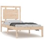 Solid wood bed frame 90x190 cm by , Beds and slatted bases - Ref: Foro24-3105500, Price: 85,86 €, Discount: %