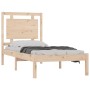 Solid wood bed frame 90x190 cm by , Beds and slatted bases - Ref: Foro24-3105500, Price: 85,86 €, Discount: %