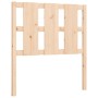 Estructura de cama individual con cabecero madera maciza de , Camas y somieres - Ref: Foro24-3192191, Precio: 94,96 €, Descue...