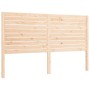 Estructura de cama de matrimonio con cabecero madera maciza de , Camas y somieres - Ref: Foro24-3193211, Precio: 193,84 €, De...