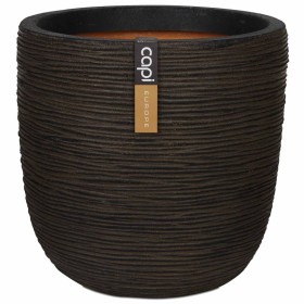 Capi Nature Rib Planter 43x41 cm Brown PKOFB933 by , Pots and planters - Ref: Foro24-420604, Price: 75,99 €, Discount: %