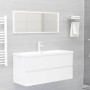 Glossy white engineered wood cabinet with sink by , bathroom vanities - Ref: Foro24-3071663, Price: 367,42 €, Discount: %