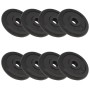 Cast iron weight plates 8 pieces 2.5 kg by vidaXL, free weight - Ref: Foro24-91391, Price: 81,99 €, Discount: %