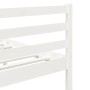 White solid wood single bed frame 75x190 cm by , Beds and slatted bases - Ref: Foro24-3101244, Price: 101,99 €, Discount: %