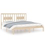 Estructura de cama madera maciza 180x200 cm de , Camas y somieres - Ref: Foro24-3104078, Precio: 130,73 €, Descuento: %