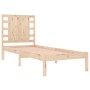 Estructura de cama madera maciza 90x190 cm de , Camas y somieres - Ref: Foro24-3104183, Precio: 91,50 €, Descuento: %