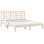 Solid wood bed frame 180x200 cm by , Beds and slatted bases - Ref: Foro24-3104363, Price: 132,99 €, Discount: %