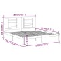 Estructura de cama madera maciza 180x200 cm de , Camas y somieres - Ref: Foro24-3104363, Precio: 132,99 €, Descuento: %