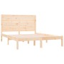 Solid pine wood bed frame 160x200 cm by , Beds and slatted bases - Ref: Foro24-3104618, Price: 165,99 €, Discount: %