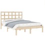 Estructura de cama de madera maciza de pino 160x200 cm de , Camas y somieres - Ref: Foro24-3105480, Precio: 122,99 €, Descuen...