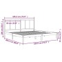 Weißer Massivholzbettrahmen Super King 180x200 cm von , Betten und Lattenroste - Ref: Foro24-3105746, Preis: 205,24 €, Rabatt: %