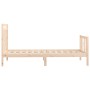 Solid pine wood bed frame 100x200 cm by , Beds and slatted bases - Ref: Foro24-3107018, Price: 123,57 €, Discount: %