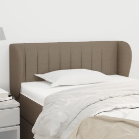 Taupe gray fabric headboard 83x23x78/88 cm by , Headboards and footboards - Ref: Foro24-3117360, Price: 48,99 €, Discount: %