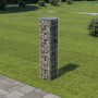 Gabion wall with galvanized steel covers 20x20x100 cm by vidaXL, fence panels - Ref: Foro24-143575, Price: 29,57 €, Discount: %