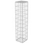 Gabion wall with galvanized steel covers 20x20x100 cm by vidaXL, fence panels - Ref: Foro24-143575, Price: 29,57 €, Discount: %