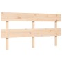 Estructura de cama de matrimonio con cabecero madera maciza de , Camas y somieres - Ref: Foro24-3193536, Precio: 127,06 €, De...