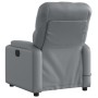 Sillón de masaje reclinable cuero sintético gris de , Sillones - Ref: Foro24-372513, Precio: 222,85 €, Descuento: %