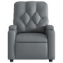 Sillón de masaje reclinable cuero sintético gris de , Sillones - Ref: Foro24-372513, Precio: 221,99 €, Descuento: %