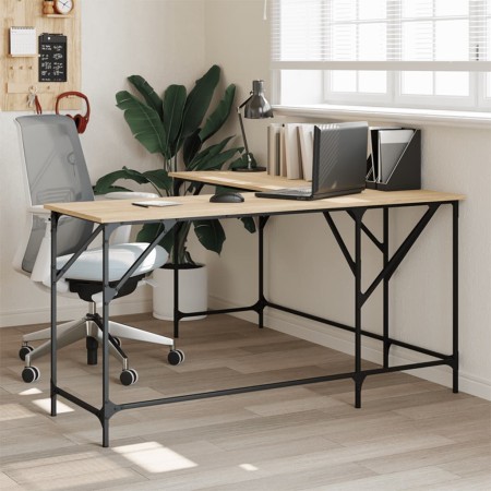 Sonoma oak engineered wood desk 149x149x75 cm by , Desks - Ref: Foro24-837583, Price: 77,51 €, Discount: %