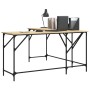 Sonoma oak engineered wood desk 149x149x75 cm by , Desks - Ref: Foro24-837583, Price: 77,51 €, Discount: %