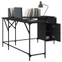 Escritorio madera de ingeniería negro 141x141x75 cm de , Escritorios - Ref: Foro24-837597, Precio: 94,03 €, Descuento: %