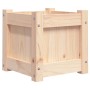 Solid pine wood planter 31x31x31 cm by , Pots and planters - Ref: Foro24-837394, Price: 23,55 €, Discount: %