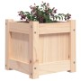 Solid pine wood planter 31x31x31 cm by , Pots and planters - Ref: Foro24-837394, Price: 23,55 €, Discount: %