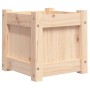 Solid pine wood planter 31x31x31 cm by , Pots and planters - Ref: Foro24-837394, Price: 23,55 €, Discount: %