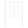 Single bed frame with white solid wood headboard by , Beds and slatted bases - Ref: Foro24-3191932, Price: 107,00 €, Discount: %