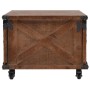 Mesa de centro de madera maciza de abeto marrón 91x51x38 cm de vidaXL, Mesas de centro - Ref: Foro24-246119, Precio: 222,91 €...