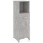 Bathroom furniture set 4 pieces engineered wood gray concrete by , Bathroom furniture - Ref: Foro24-3056884, Price: 191,93 €,...