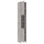 Juego muebles de baño 4 piezas madera ingeniería gris hormigón de , Muebles de baño - Ref: Foro24-3056884, Precio: 180,80 €, ...