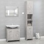 Juego muebles de baño 3 piezas madera ingeniería gris hormigón de , Muebles de baño - Ref: Foro24-3056920, Precio: 155,69 €, ...