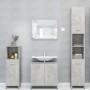 Juego muebles de baño 3 piezas madera ingeniería gris hormigón de , Muebles de baño - Ref: Foro24-3056920, Precio: 155,69 €, ...