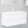 Mueble con lavabo madera de ingeniería blanco de , Tocadores de baño - Ref: Foro24-3071657, Precio: 340,54 €, Descuento: %