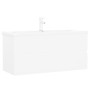 Mueble con lavabo madera de ingeniería blanco de , Tocadores de baño - Ref: Foro24-3071657, Precio: 340,54 €, Descuento: %