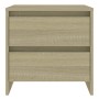 Mesita de noche madera ingeniería roble Sonoma 45x34,5x44,5 cm de vidaXL, Mesitas de noche - Ref: Foro24-809851, Precio: 47,3...