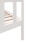 Solid white pine wood bed frame 75x190 cm by , Beds and slatted bases - Ref: Foro24-3101309, Price: 106,99 €, Discount: %