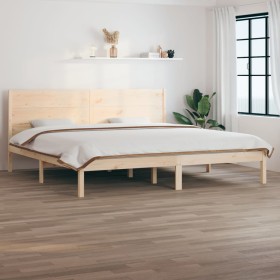 Estructura de cama madera maciza 180x200 cm de , Camas y somieres - Ref: Foro24-3104168, Precio: 174,07 €, Descuento: %