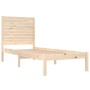 Estructura de cama madera maciza 75x190 cm de , Camas y somieres - Ref: Foro24-3104568, Precio: 96,58 €, Descuento: %