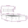 Estructura de cama de madera maciza de pino 160x200 cm de , Camas y somieres - Ref: Foro24-3104748, Precio: 123,92 €, Descuen...