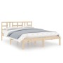 Solid wood bed frame 180x200 cm by , Beds and slatted bases - Ref: Foro24-3105420, Price: 131,99 €, Discount: %